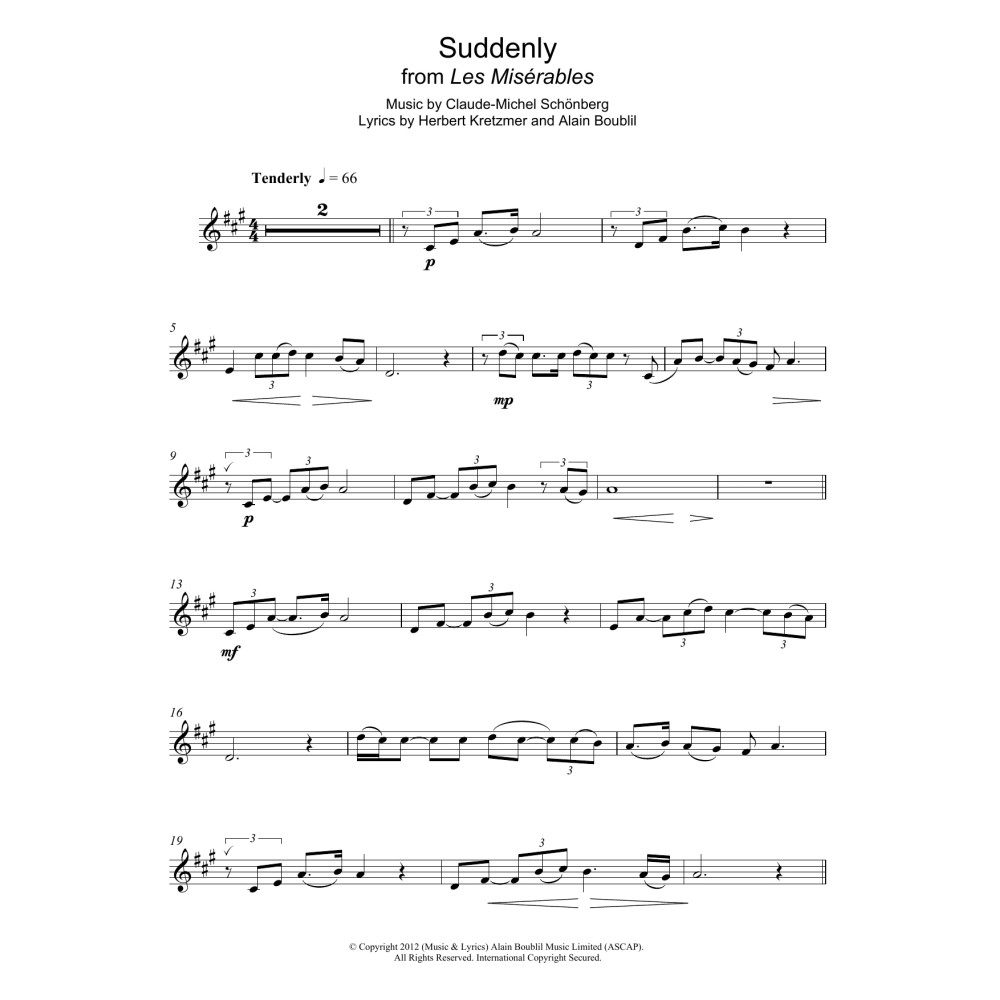 Suddenly (from Les Miserables The Movie)
